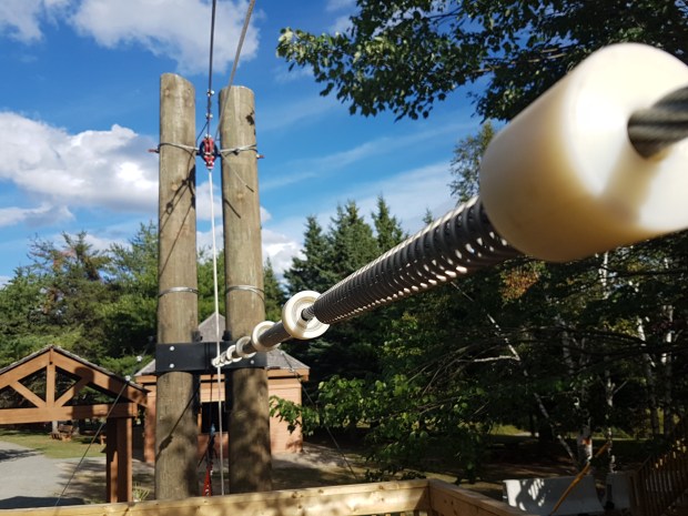 Over The Cove Zip-Line Signature Braking System